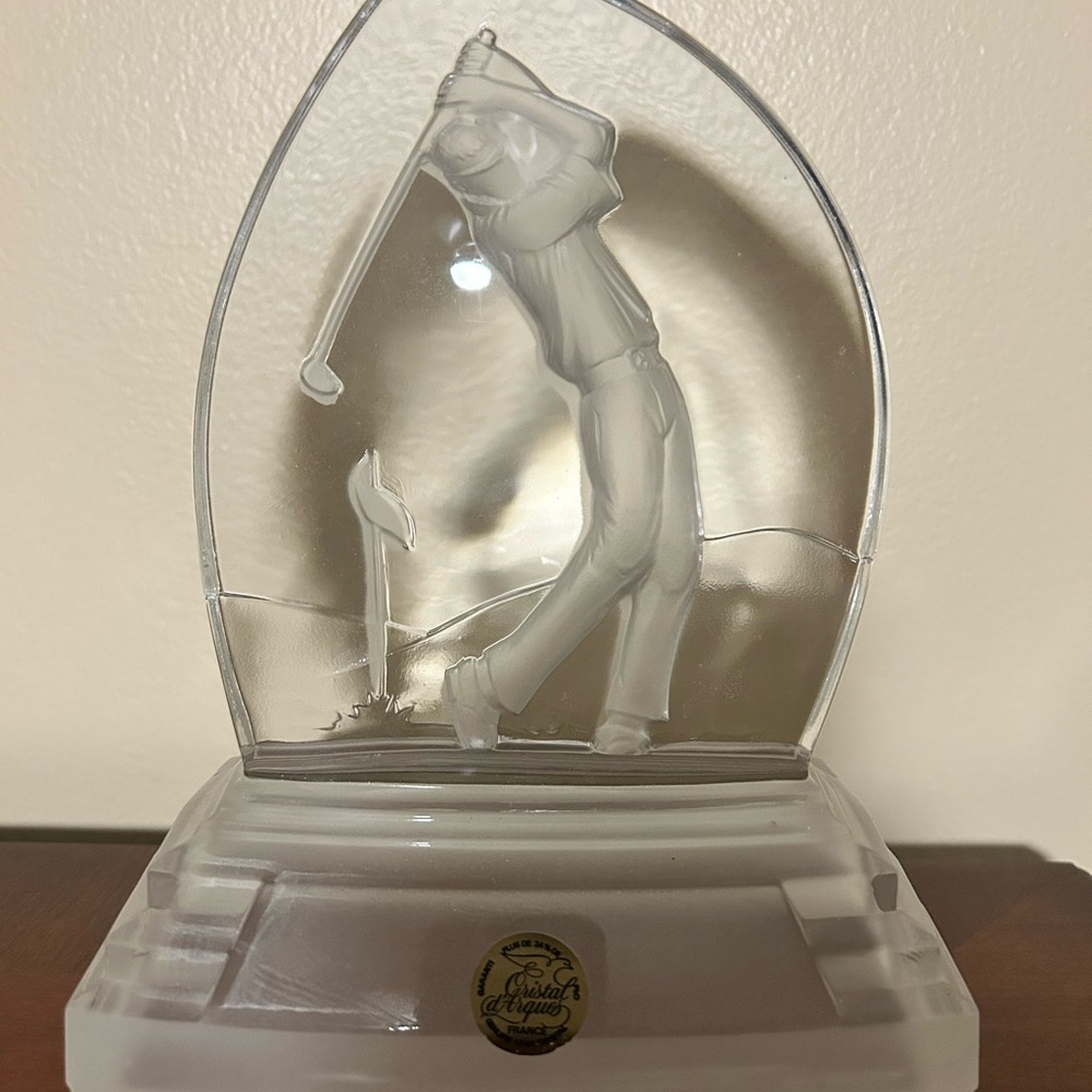 Crystal d’ Arques and Golf Swing Sculpture